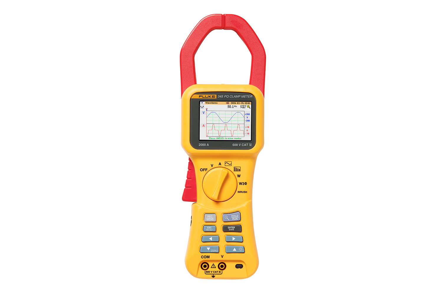 Fluke 345手持式谐波钳表