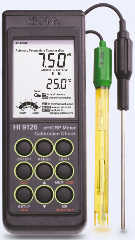 HI9125C防水型便携式pH/ORP/温度测定仪